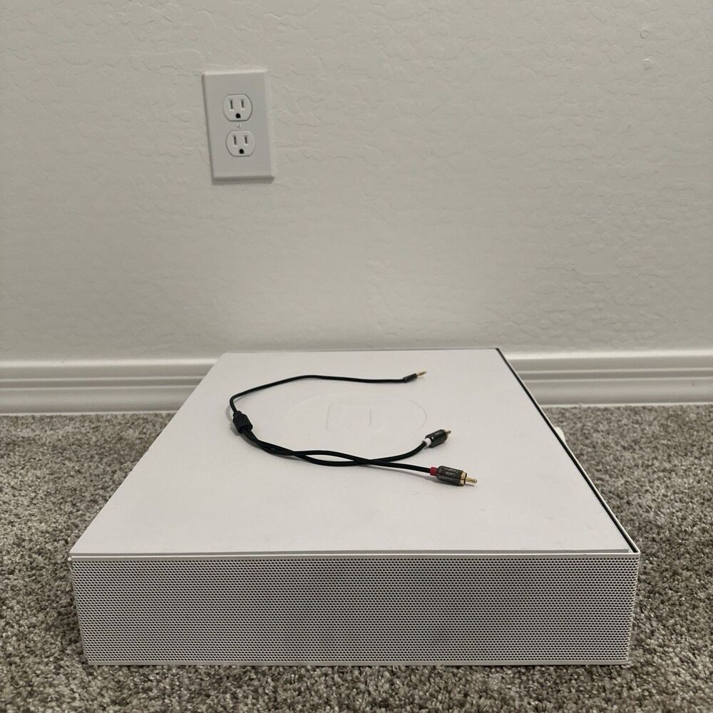 Andover Audio Spinbase Turntable Speaker System - White Tested Working - Picture 3 of 8